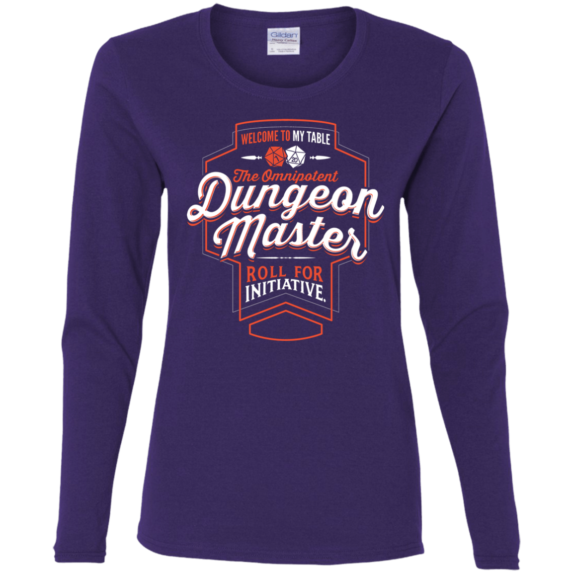 T-Shirts Purple / S Dungeon Master Women's Long Sleeve T-Shirt
