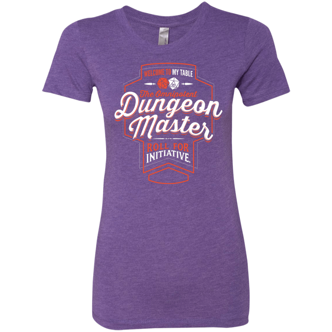 T-Shirts Purple Rush / S Dungeon Master Women's Triblend T-Shirt