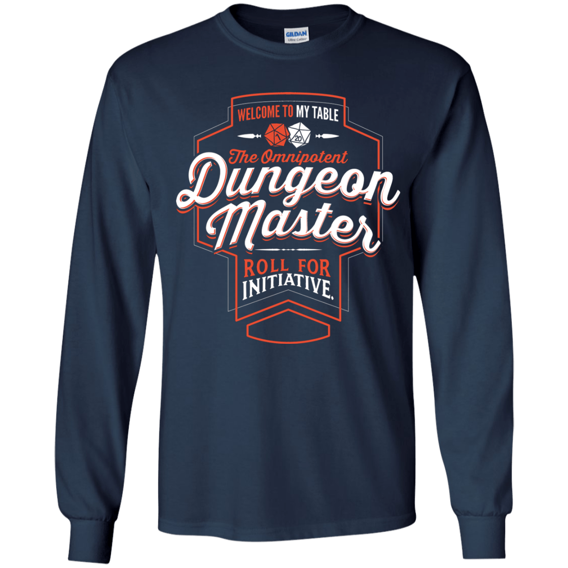 T-Shirts Navy / YS Dungeon Master Youth Long Sleeve T-Shirt