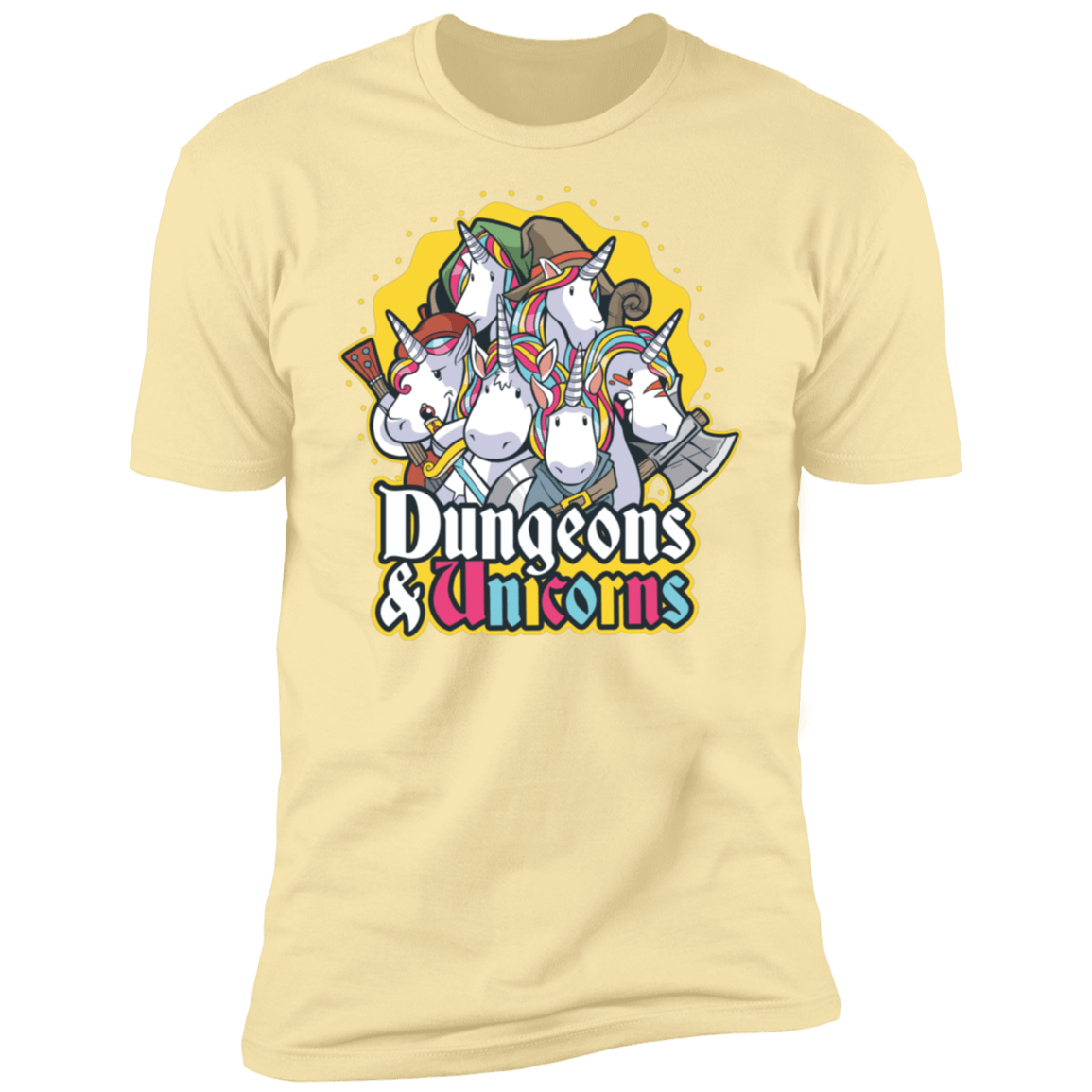 T-Shirts Banana Cream / S Dungeons And Unicorns Men's Premium T-Shirt