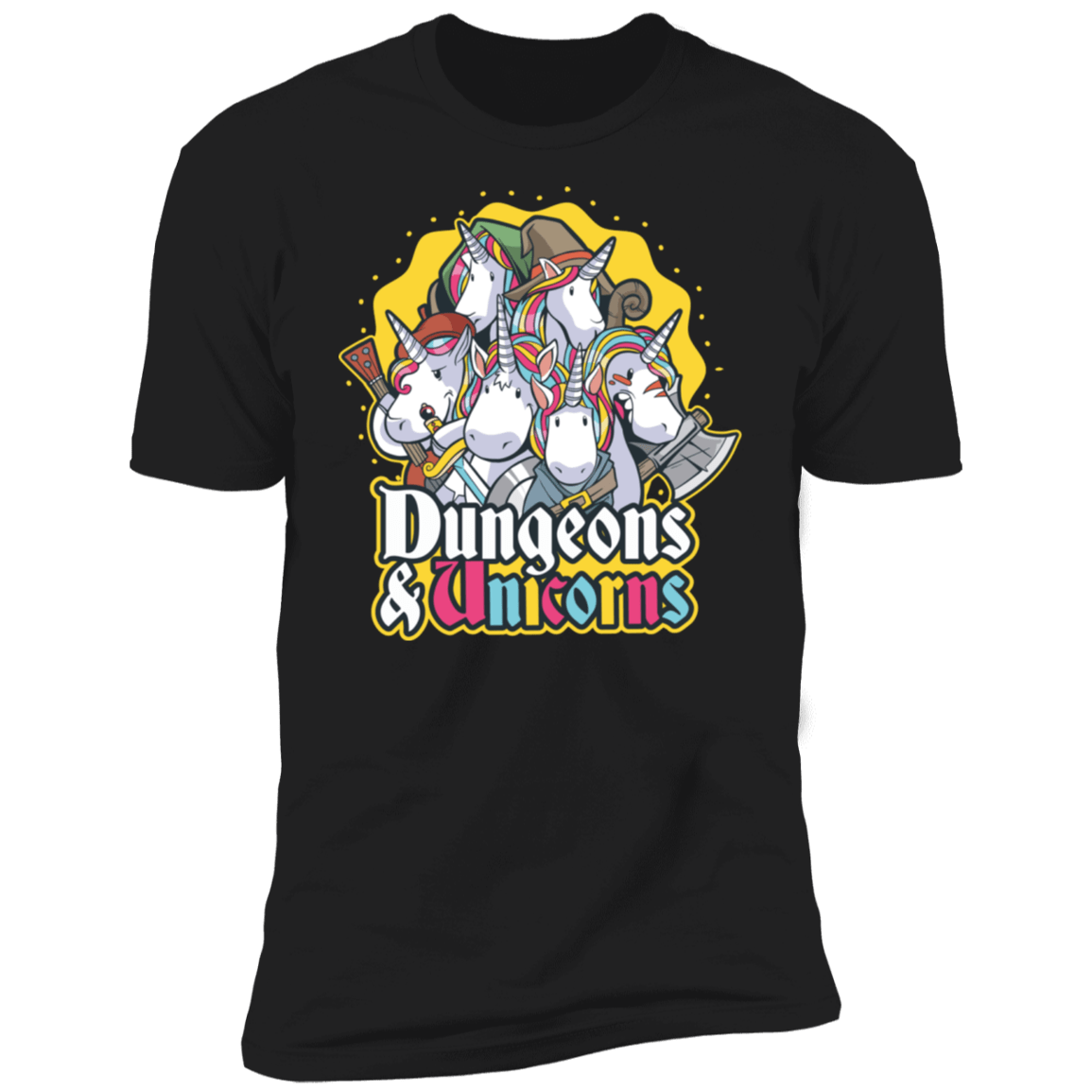 T-Shirts Black / S Dungeons And Unicorns Men's Premium T-Shirt