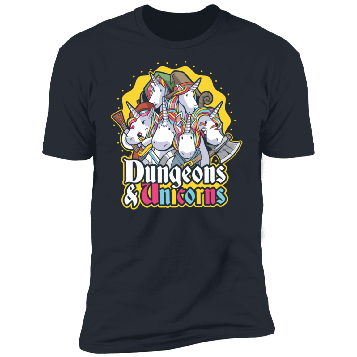T-Shirts Indigo / S Dungeons And Unicorns Men's Premium T-Shirt