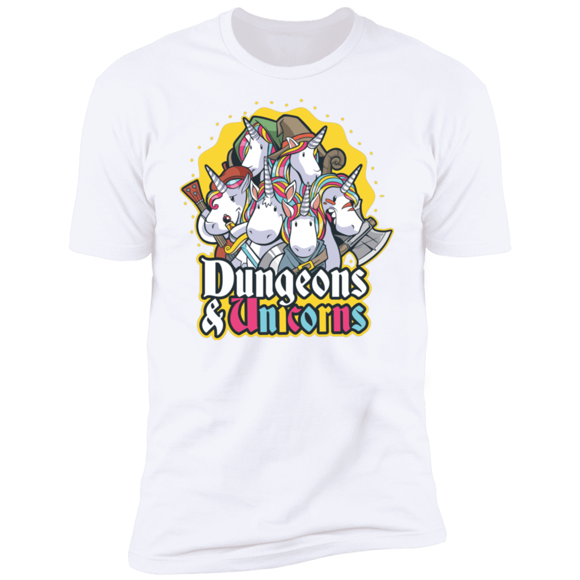 T-Shirts White / S Dungeons And Unicorns Men's Premium T-Shirt