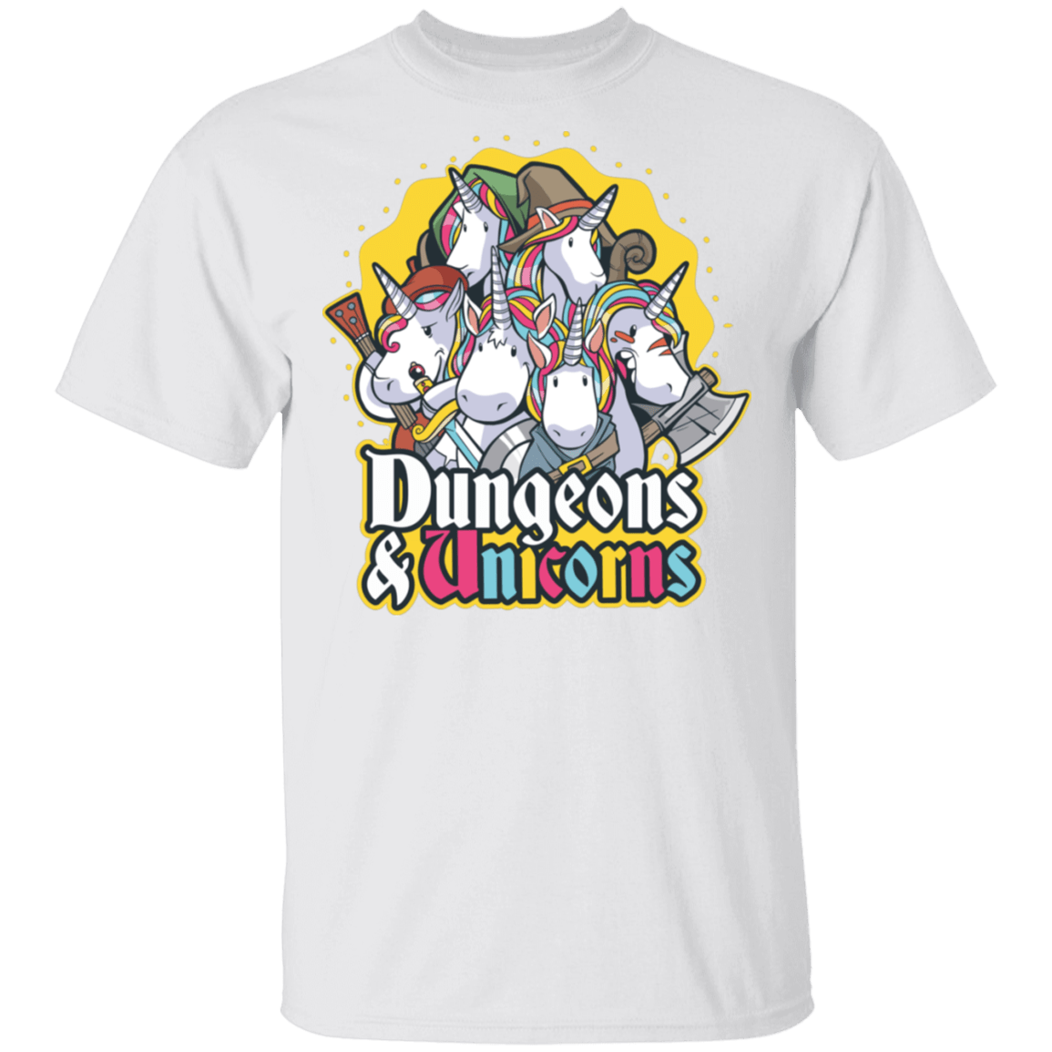 T-Shirts White / S Dungeons And Unicorns T-Shirt