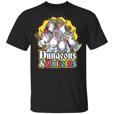 T-Shirts Black / YXS Dungeons And Unicorns Youth T-Shirt