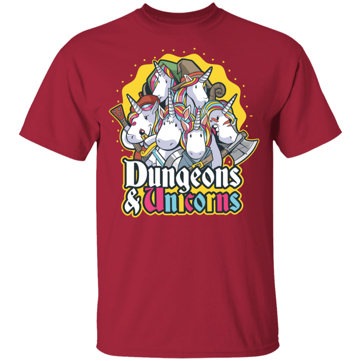 T-Shirts Cardinal / YXS Dungeons And Unicorns Youth T-Shirt