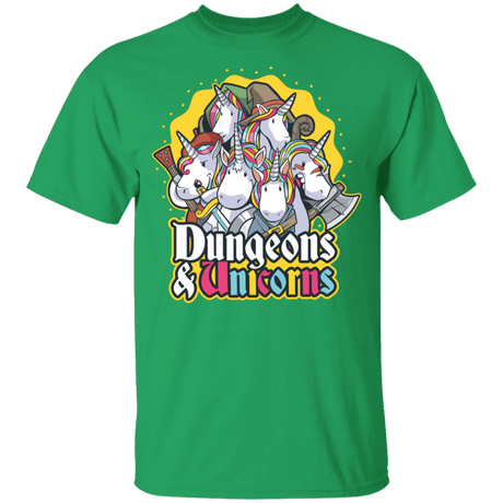 T-Shirts Irish Green / YXS Dungeons And Unicorns Youth T-Shirt