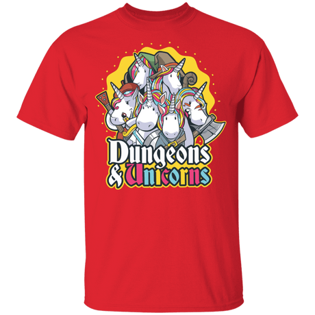 T-Shirts Red / YXS Dungeons And Unicorns Youth T-Shirt