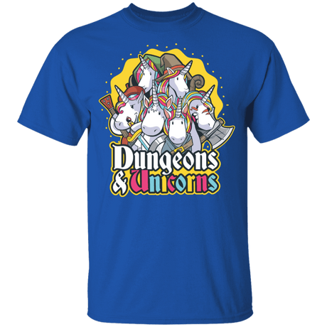 T-Shirts Royal / YXS Dungeons And Unicorns Youth T-Shirt