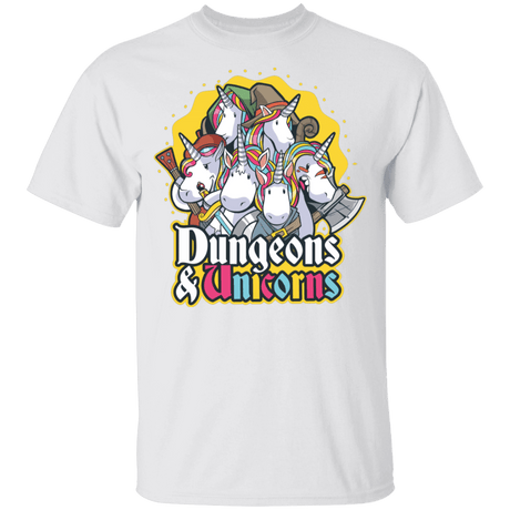 T-Shirts White / YXS Dungeons And Unicorns Youth T-Shirt