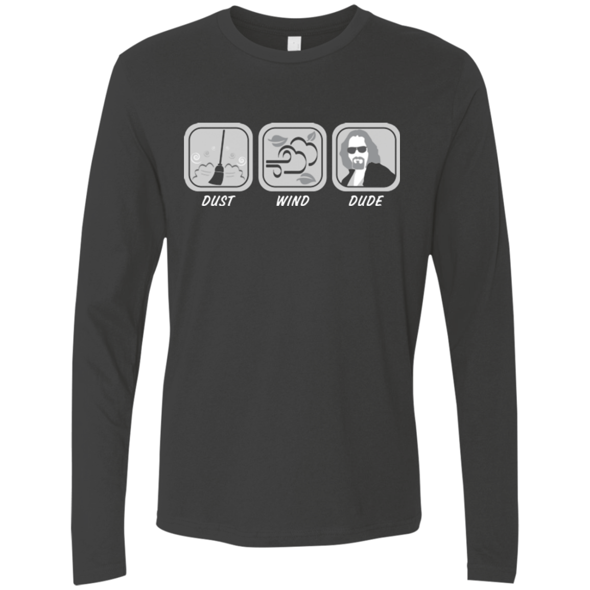 T-Shirts Heavy Metal / Small Dust Wind Dude Men's Premium Long Sleeve