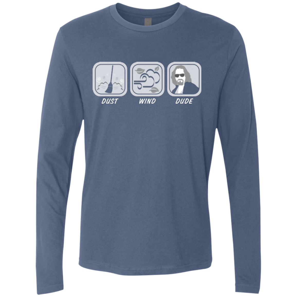 T-Shirts Indigo / Small Dust Wind Dude Men's Premium Long Sleeve