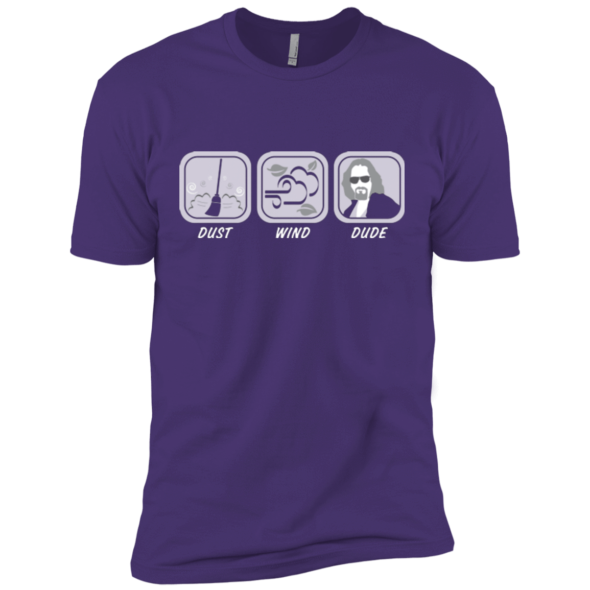 T-Shirts Purple Rush/ / X-Small Dust Wind Dude Men's Premium T-Shirt