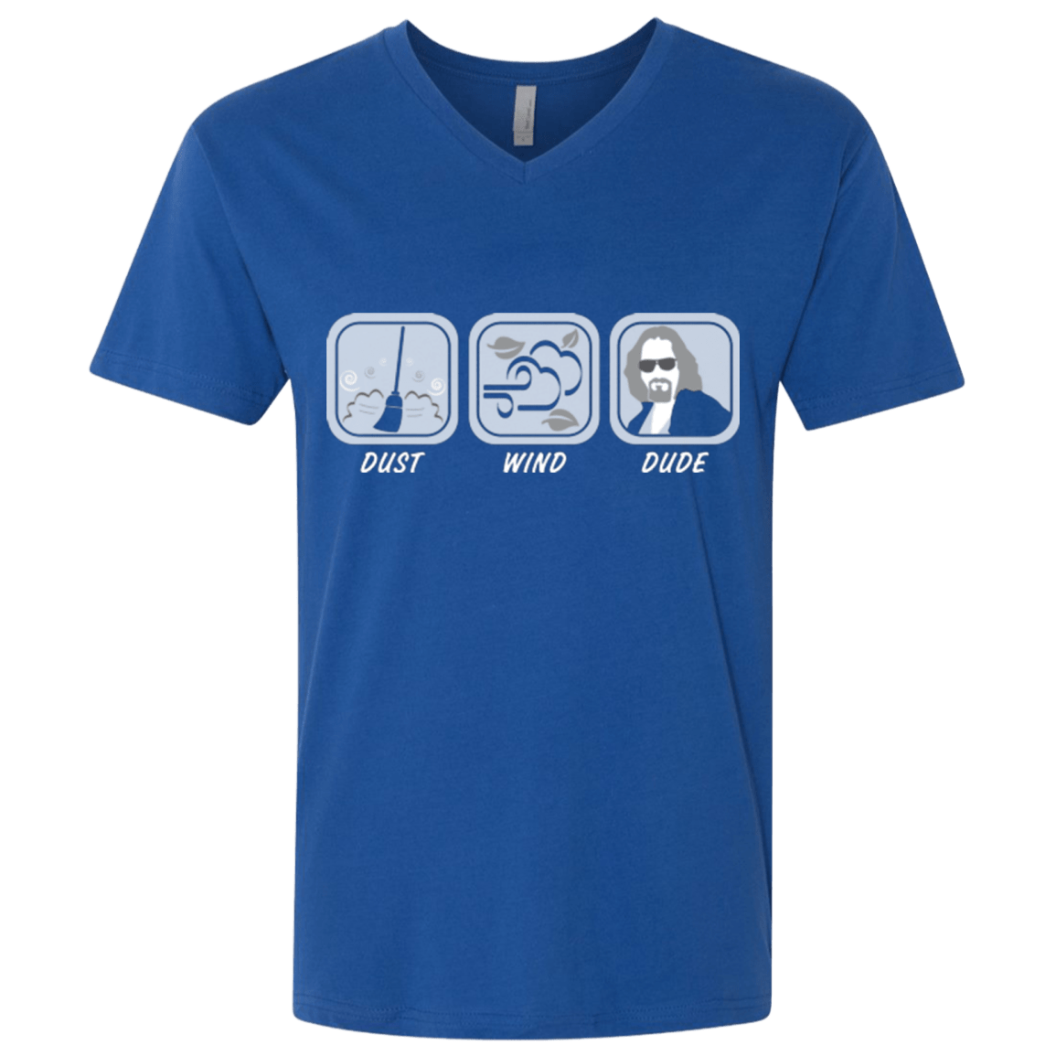 T-Shirts Royal / X-Small Dust Wind Dude Men's Premium V-Neck