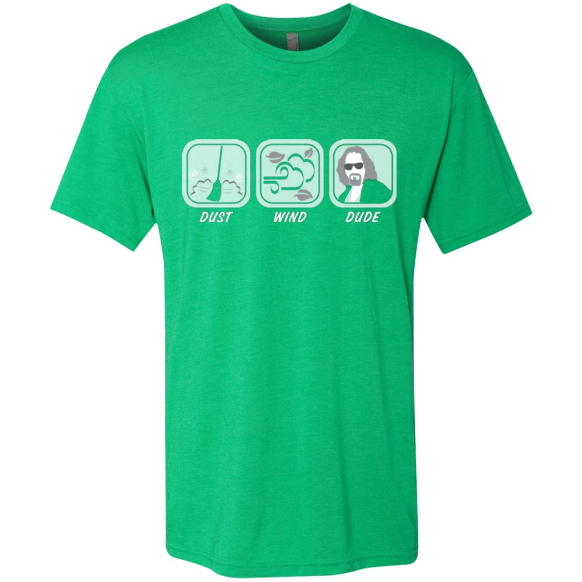 T-Shirts Envy / Small Dust Wind Dude Men's Triblend T-Shirt
