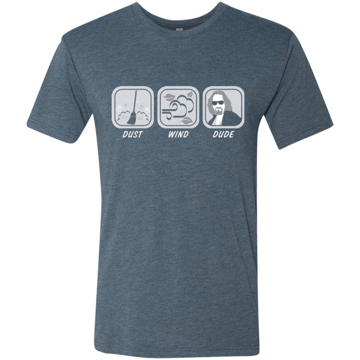 T-Shirts Indigo / Small Dust Wind Dude Men's Triblend T-Shirt