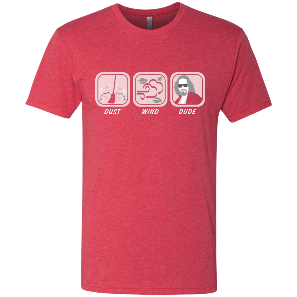 T-Shirts Vintage Red / Small Dust Wind Dude Men's Triblend T-Shirt