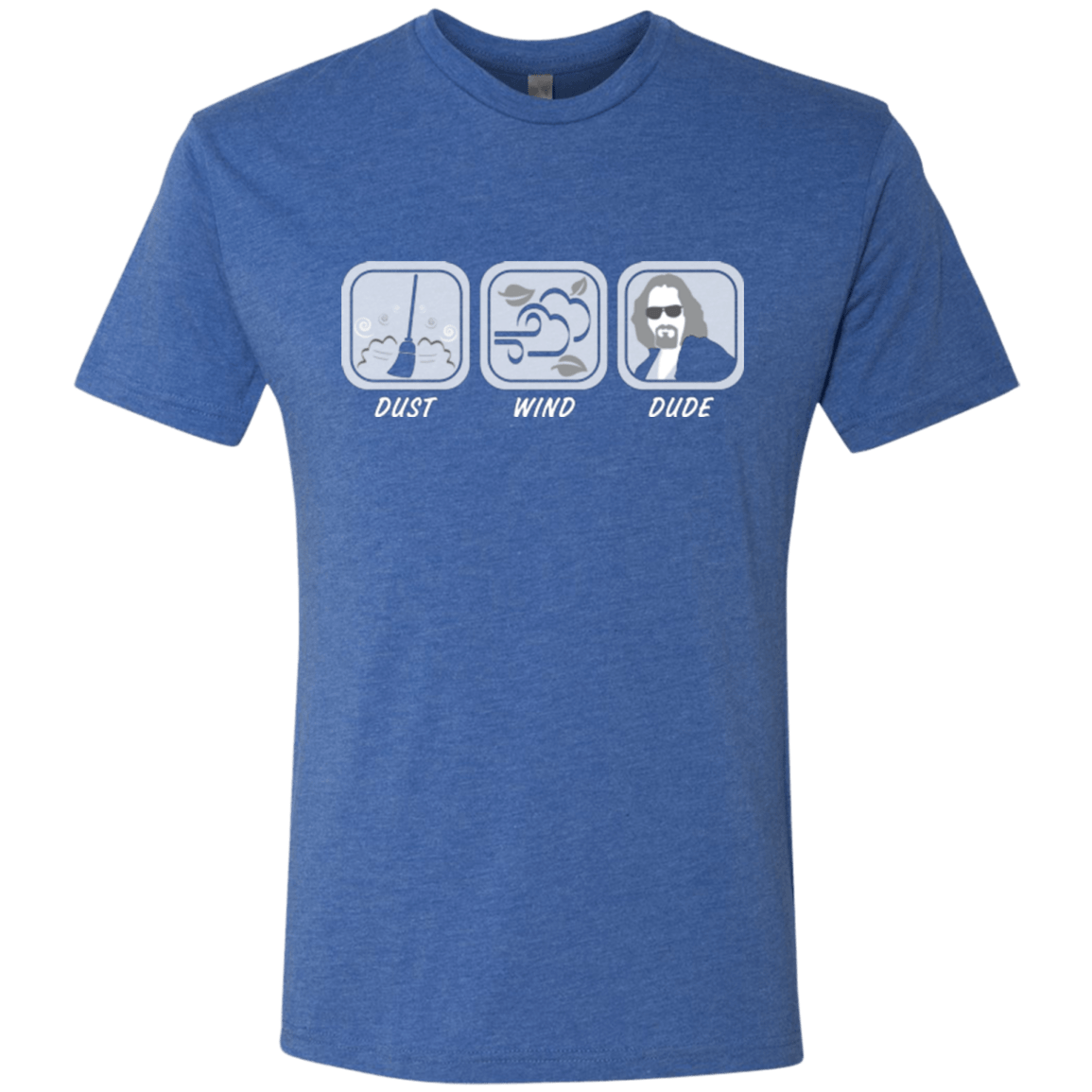 T-Shirts Vintage Royal / Small Dust Wind Dude Men's Triblend T-Shirt