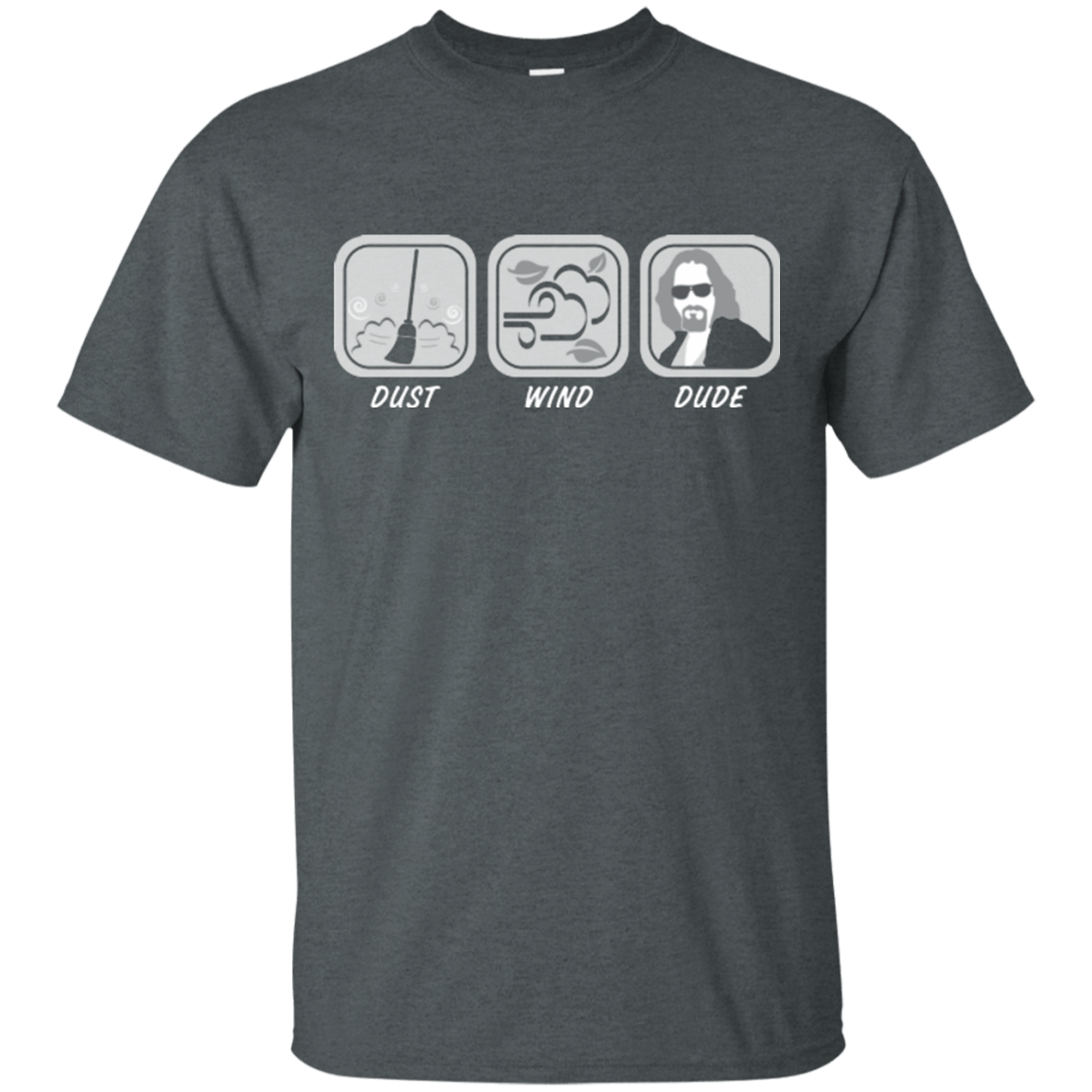 T-Shirts Dark Heather / Small Dust Wind Dude T-Shirt