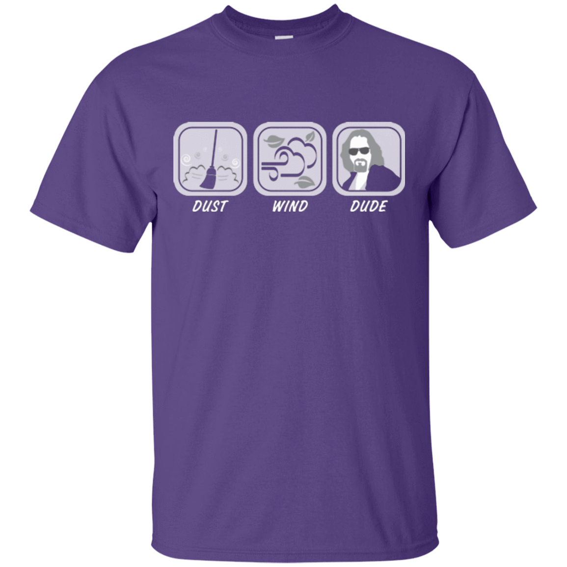 T-Shirts Purple / Small Dust Wind Dude T-Shirt