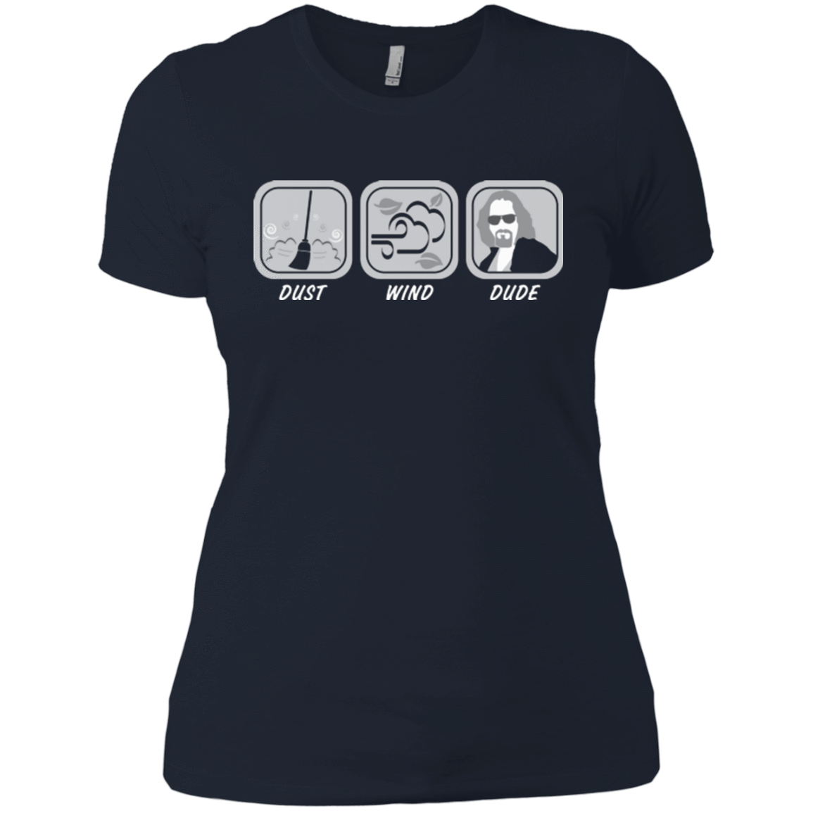 T-Shirts Midnight Navy / X-Small Dust Wind Dude Women's Premium T-Shirt