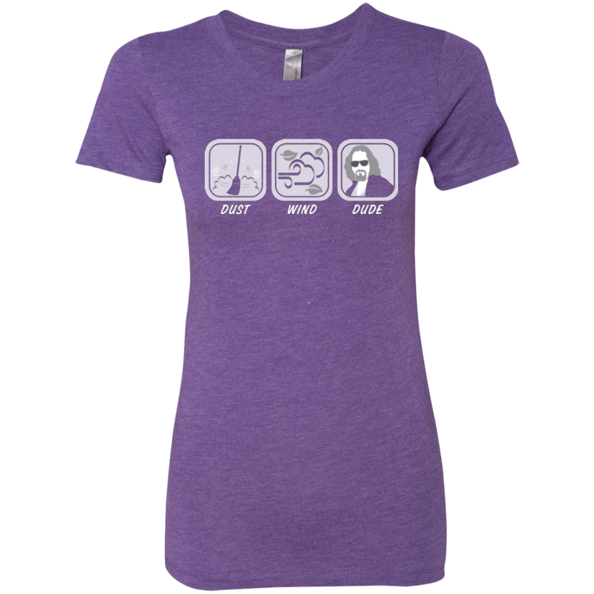 T-Shirts Purple Rush / Small Dust Wind Dude Women's Triblend T-Shirt