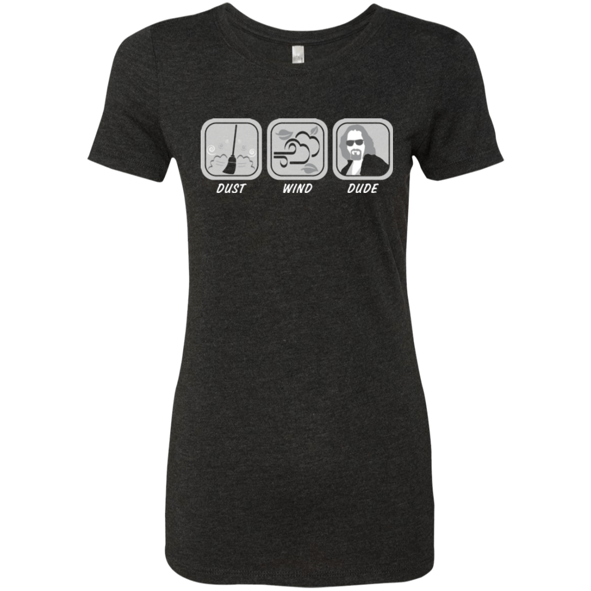 T-Shirts Vintage Black / Small Dust Wind Dude Women's Triblend T-Shirt