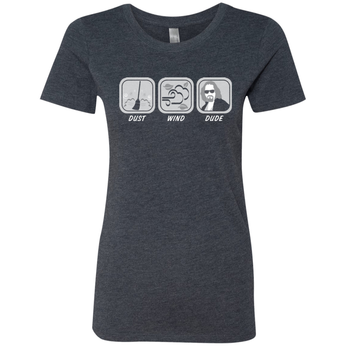 T-Shirts Vintage Navy / Small Dust Wind Dude Women's Triblend T-Shirt