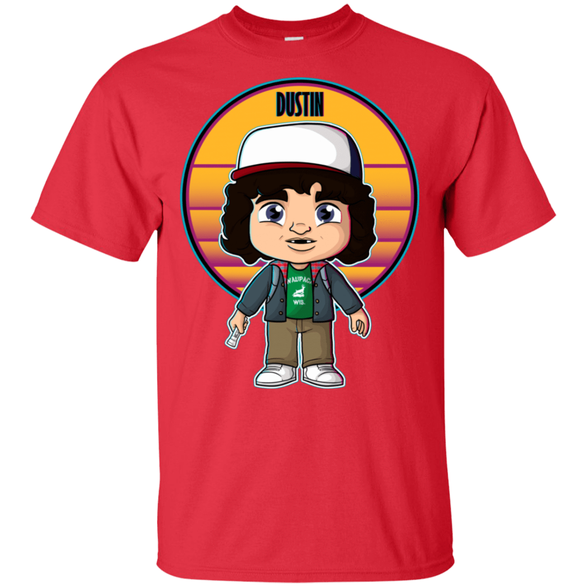 T-Shirts Red / S Dustin Pop T-Shirt