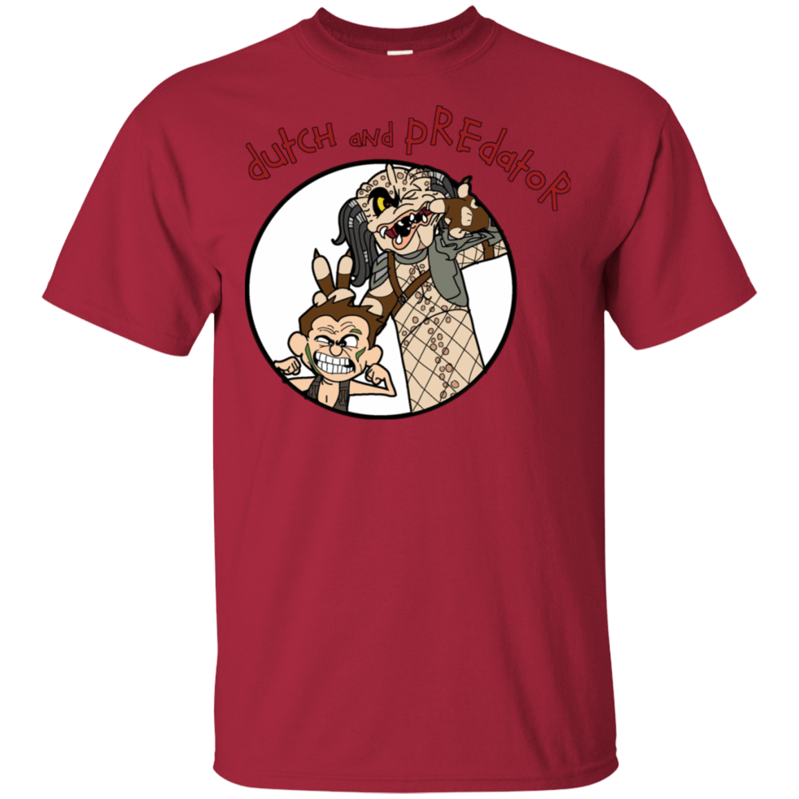 T-Shirts Cardinal / S Dutch and Predator T-Shirt