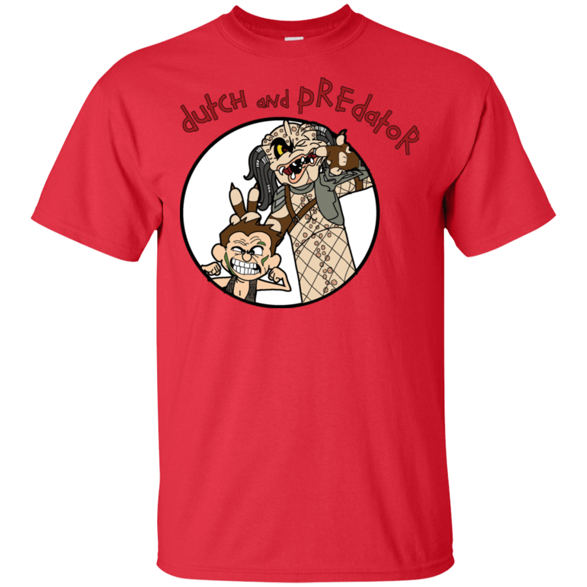 T-Shirts Red / S Dutch and Predator T-Shirt