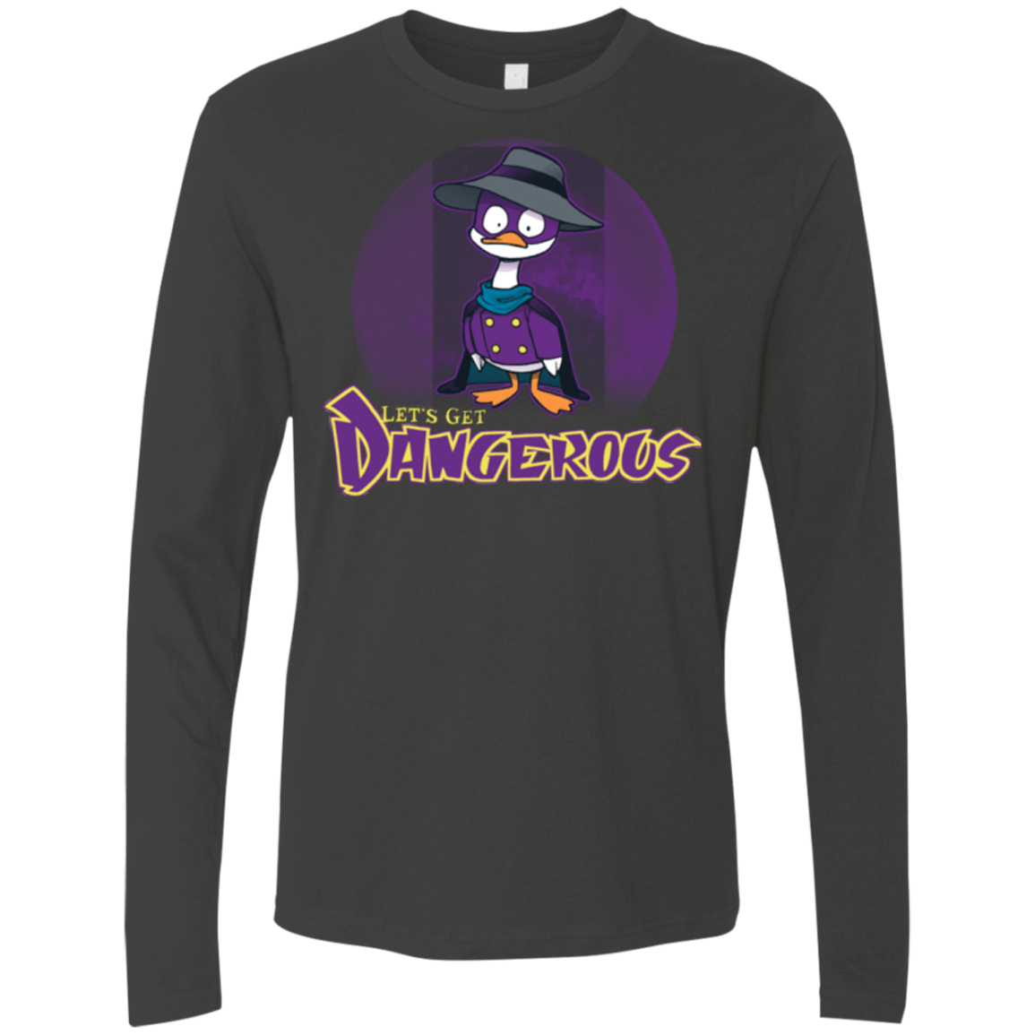 T-Shirts Heavy Metal / Small DW Duck Men's Premium Long Sleeve