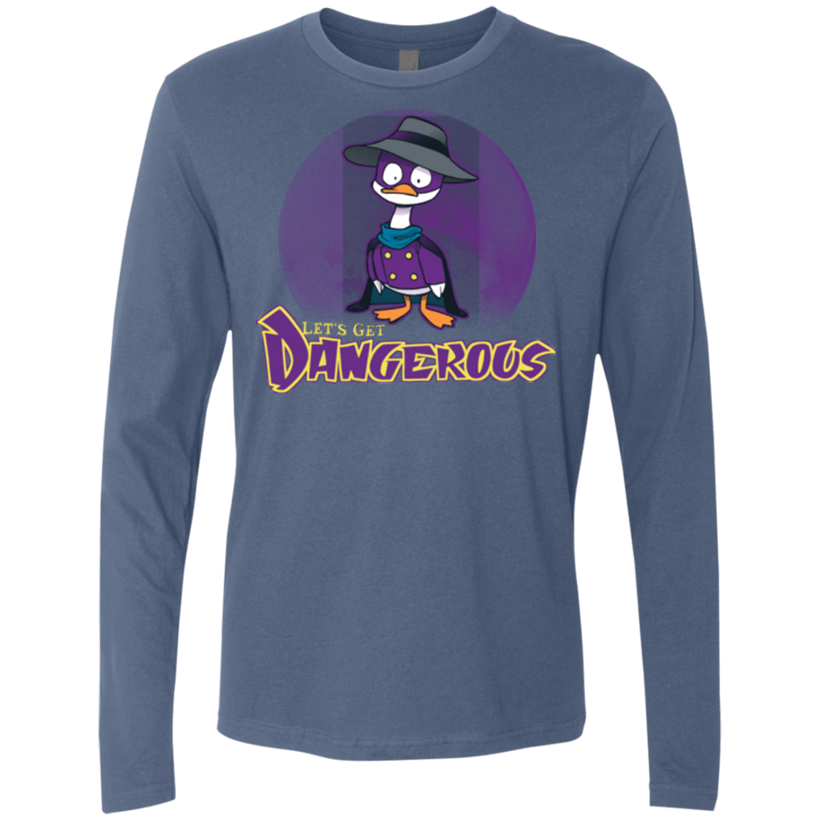 T-Shirts Indigo / Small DW Duck Men's Premium Long Sleeve