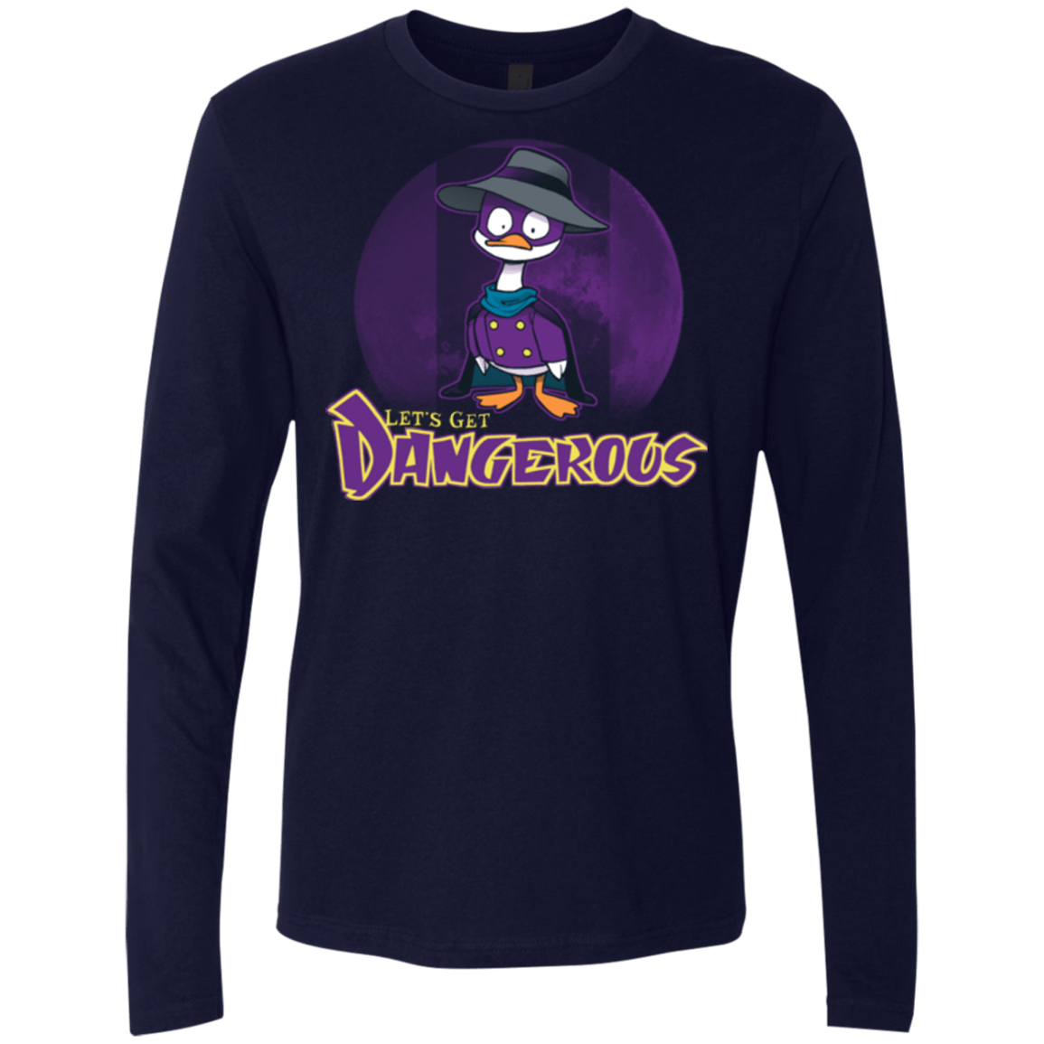 T-Shirts Midnight Navy / Small DW Duck Men's Premium Long Sleeve