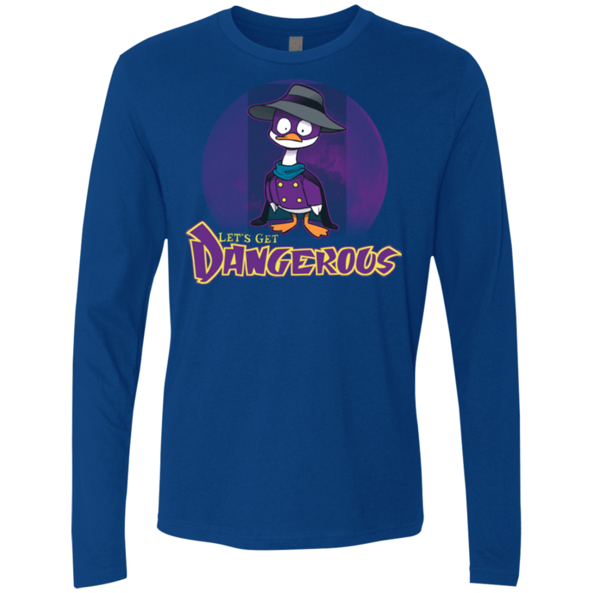 T-Shirts Royal / Small DW Duck Men's Premium Long Sleeve