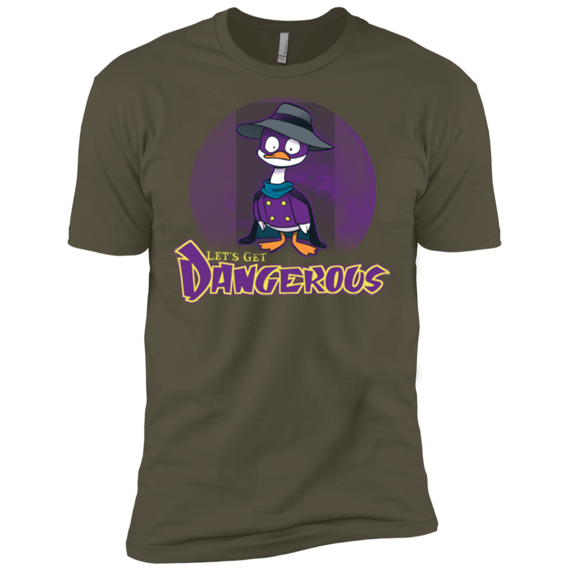 T-Shirts Military Green / X-Small DW Duck Men's Premium T-Shirt