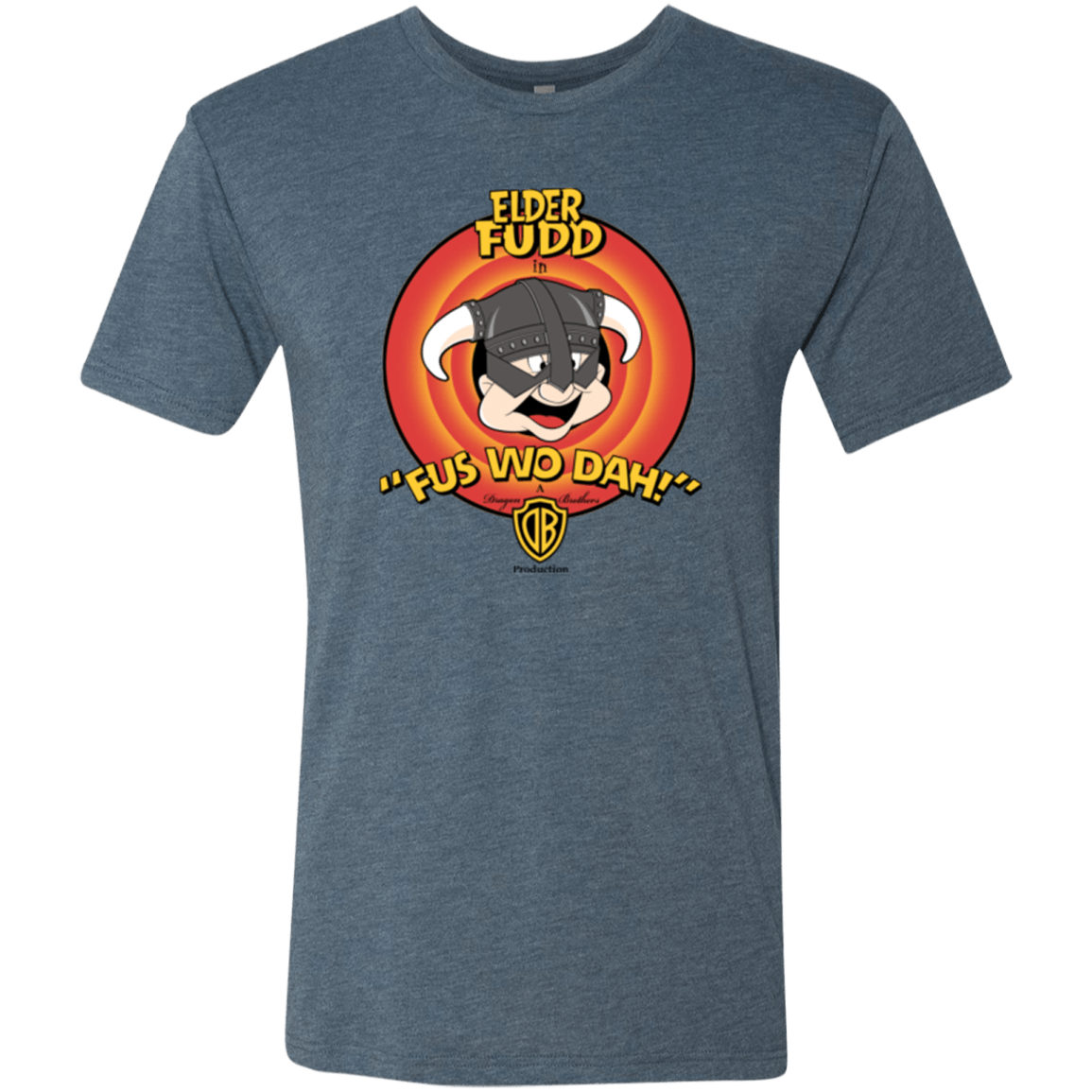 T-Shirts Indigo / Small Dwagonborn Men's Triblend T-Shirt