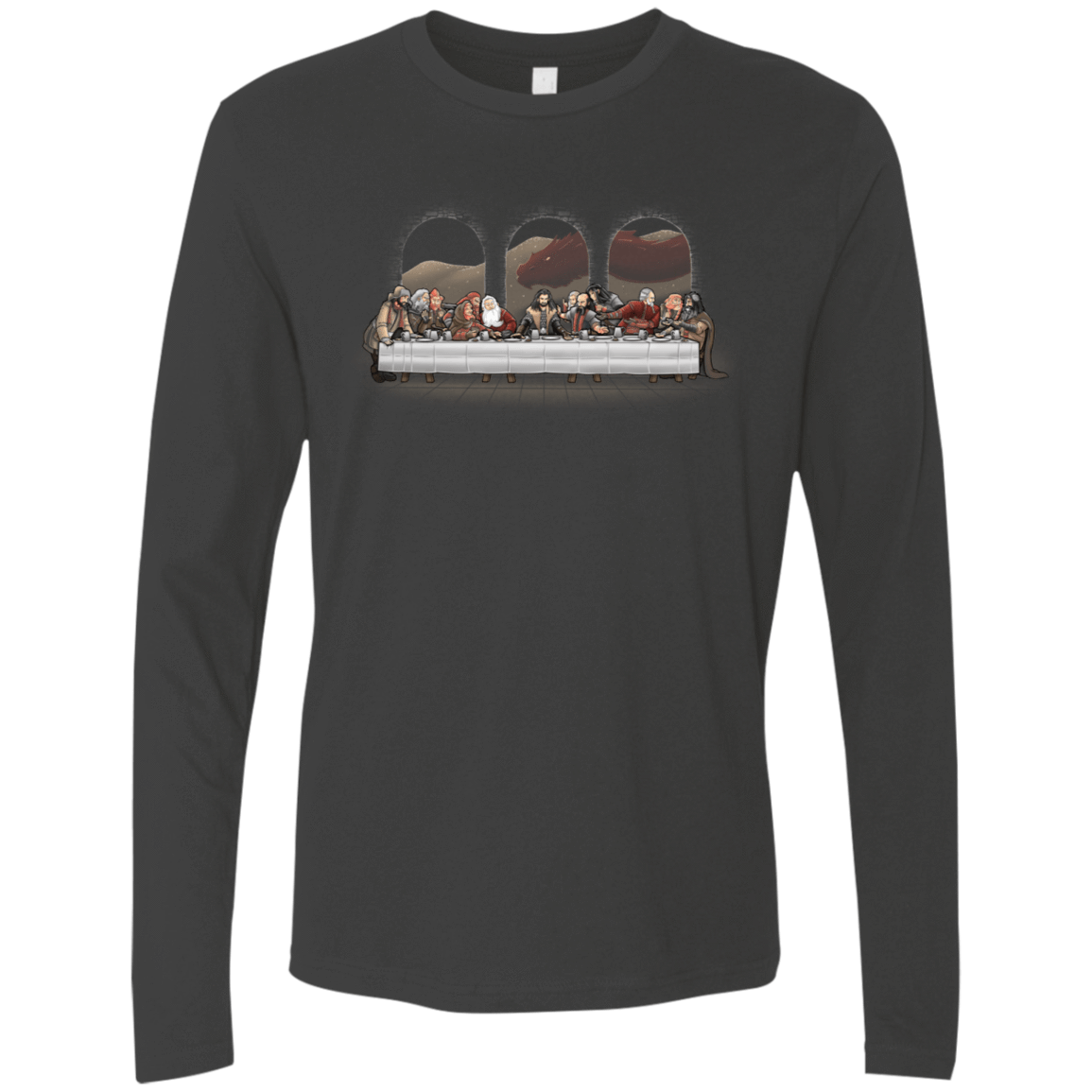 T-Shirts Heavy Metal / S Dwarf Dinner Men's Premium Long Sleeve