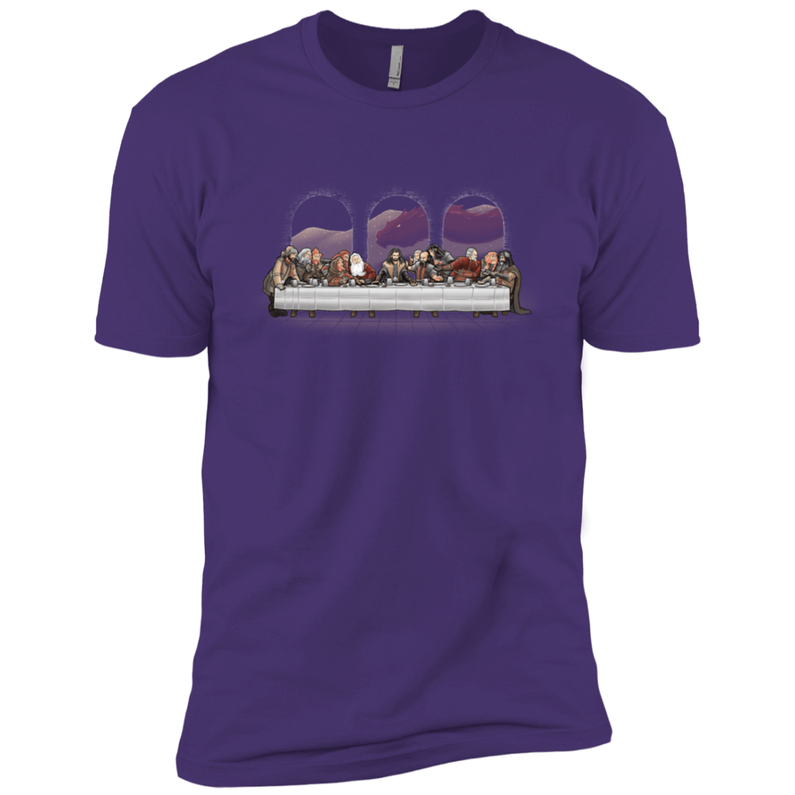 T-Shirts Purple Rush/ / X-Small Dwarf Dinner Men's Premium T-Shirt