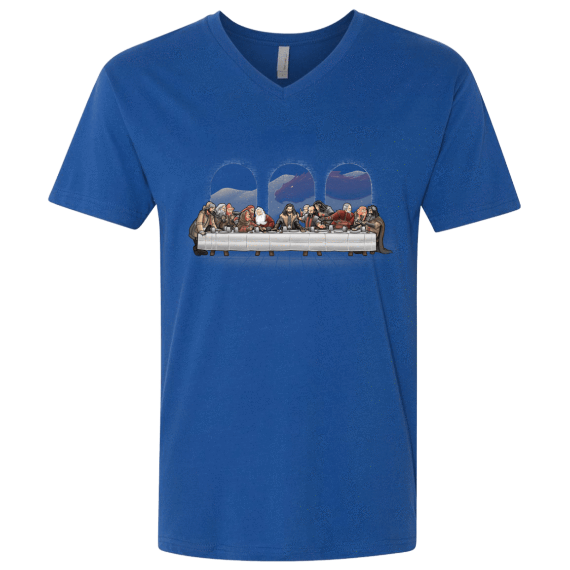 T-Shirts Royal / X-Small Dwarf Dinner Men's Premium V-Neck