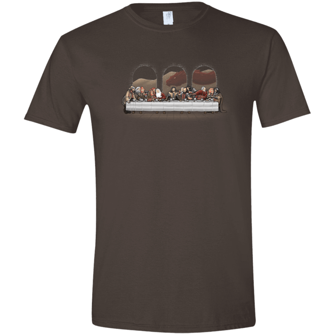 T-Shirts Dark Chocolate / S Dwarf Dinner Men's Semi-Fitted Softstyle
