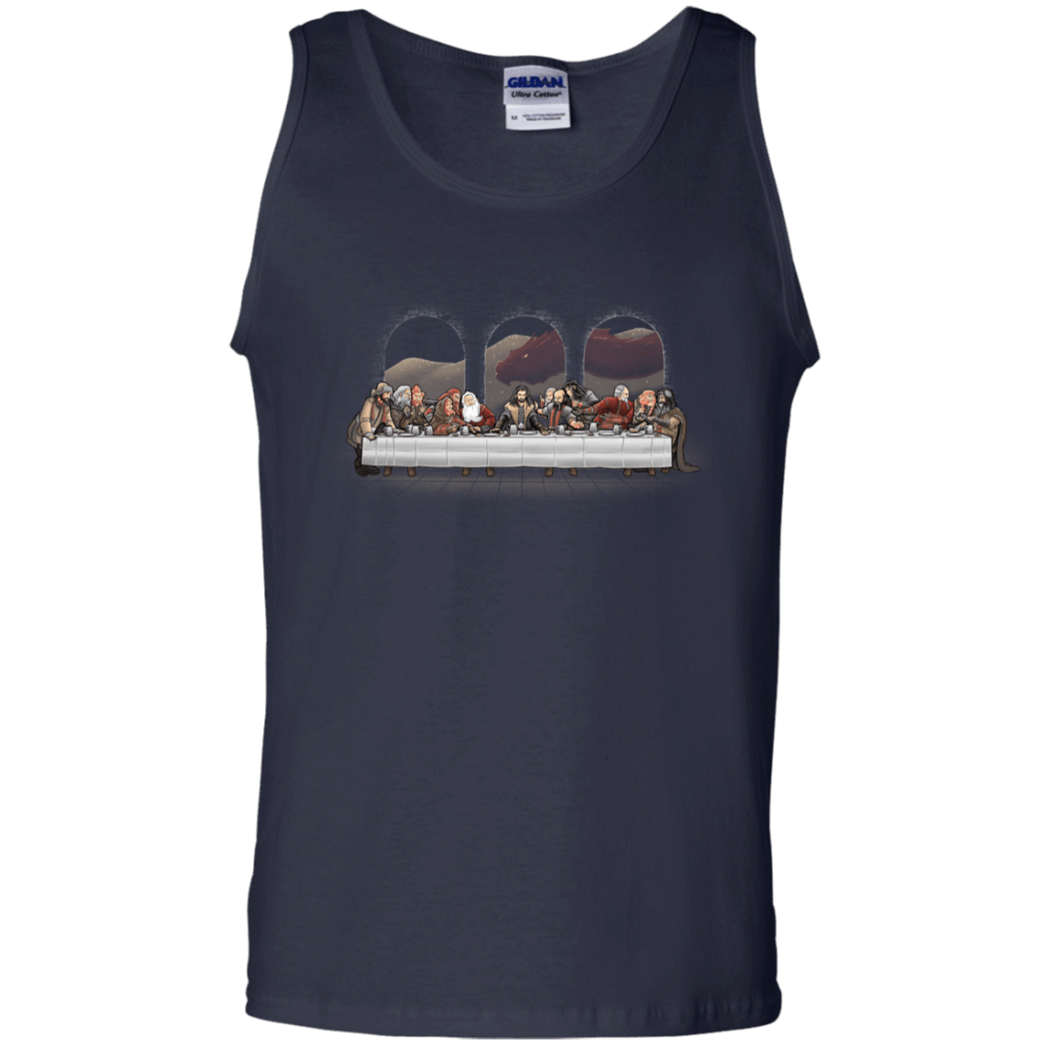 T-Shirts Navy / S Dwarf Dinner Men's Tank Top