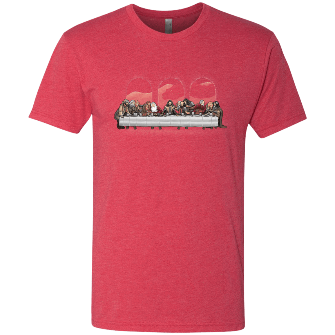 T-Shirts Vintage Red / S Dwarf Dinner Men's Triblend T-Shirt