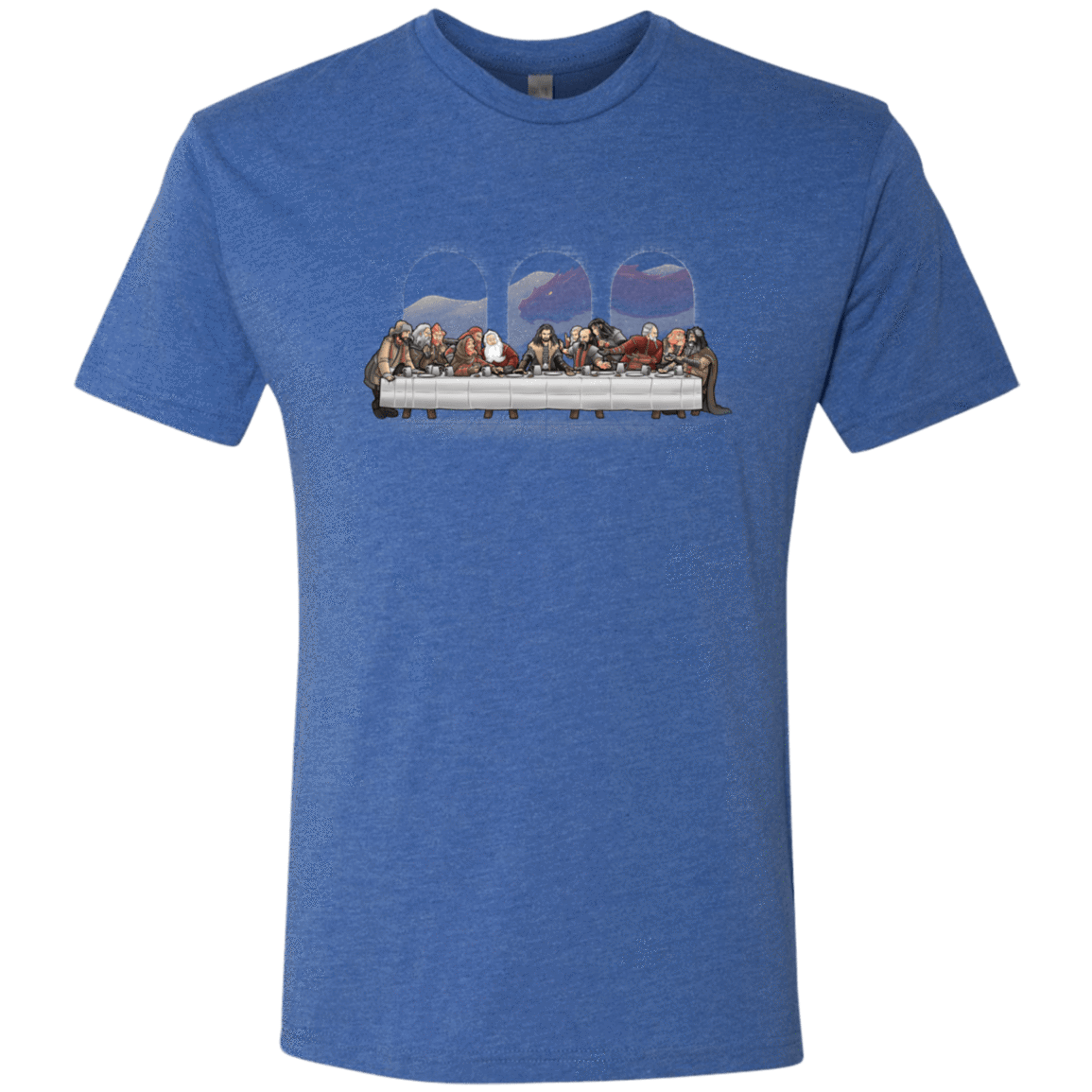 T-Shirts Vintage Royal / S Dwarf Dinner Men's Triblend T-Shirt