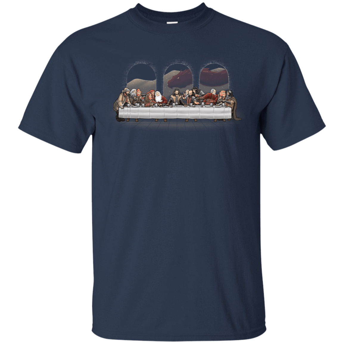 T-Shirts Navy / S Dwarf Dinner T-Shirt