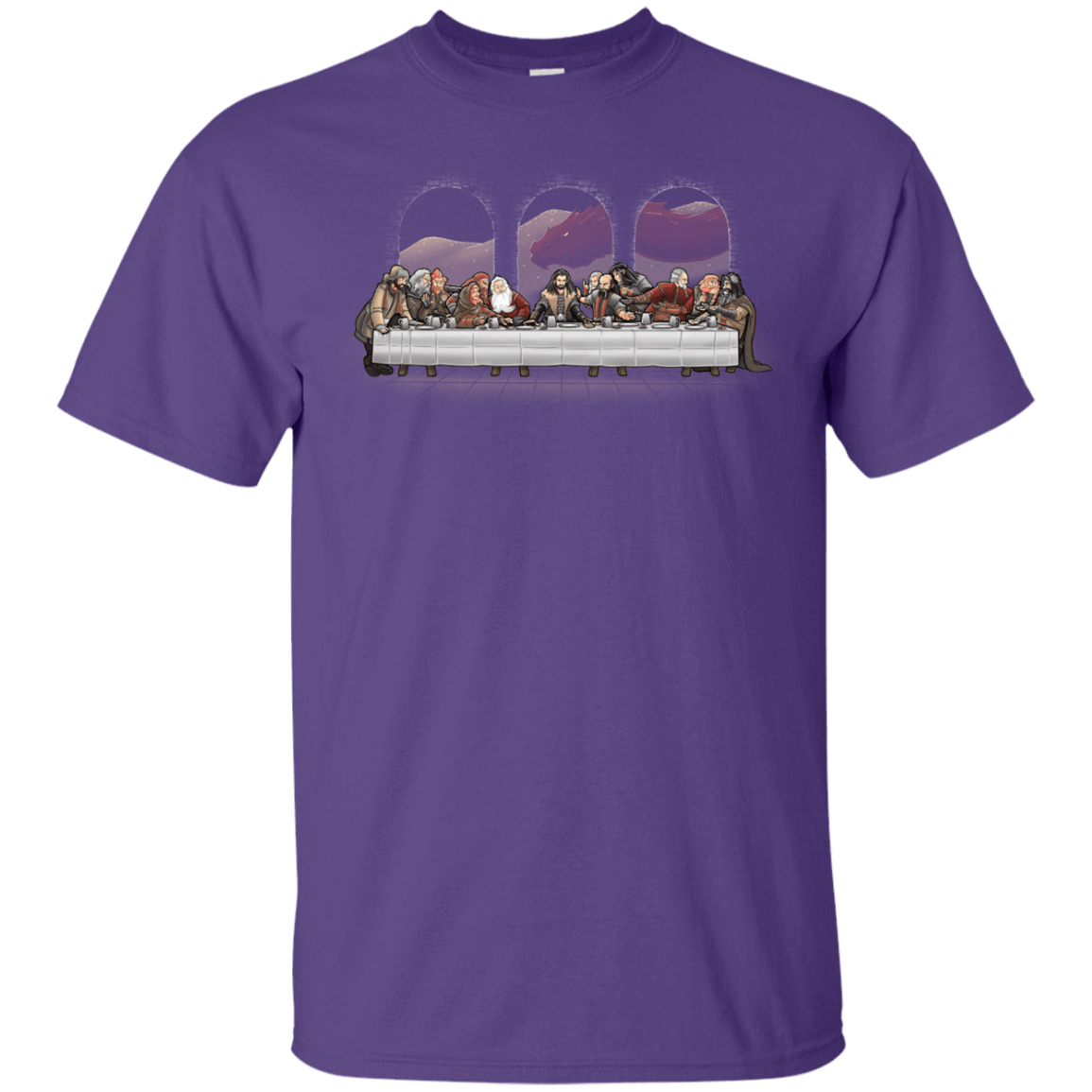 T-Shirts Purple / YXS Dwarf Dinner Youth T-Shirt