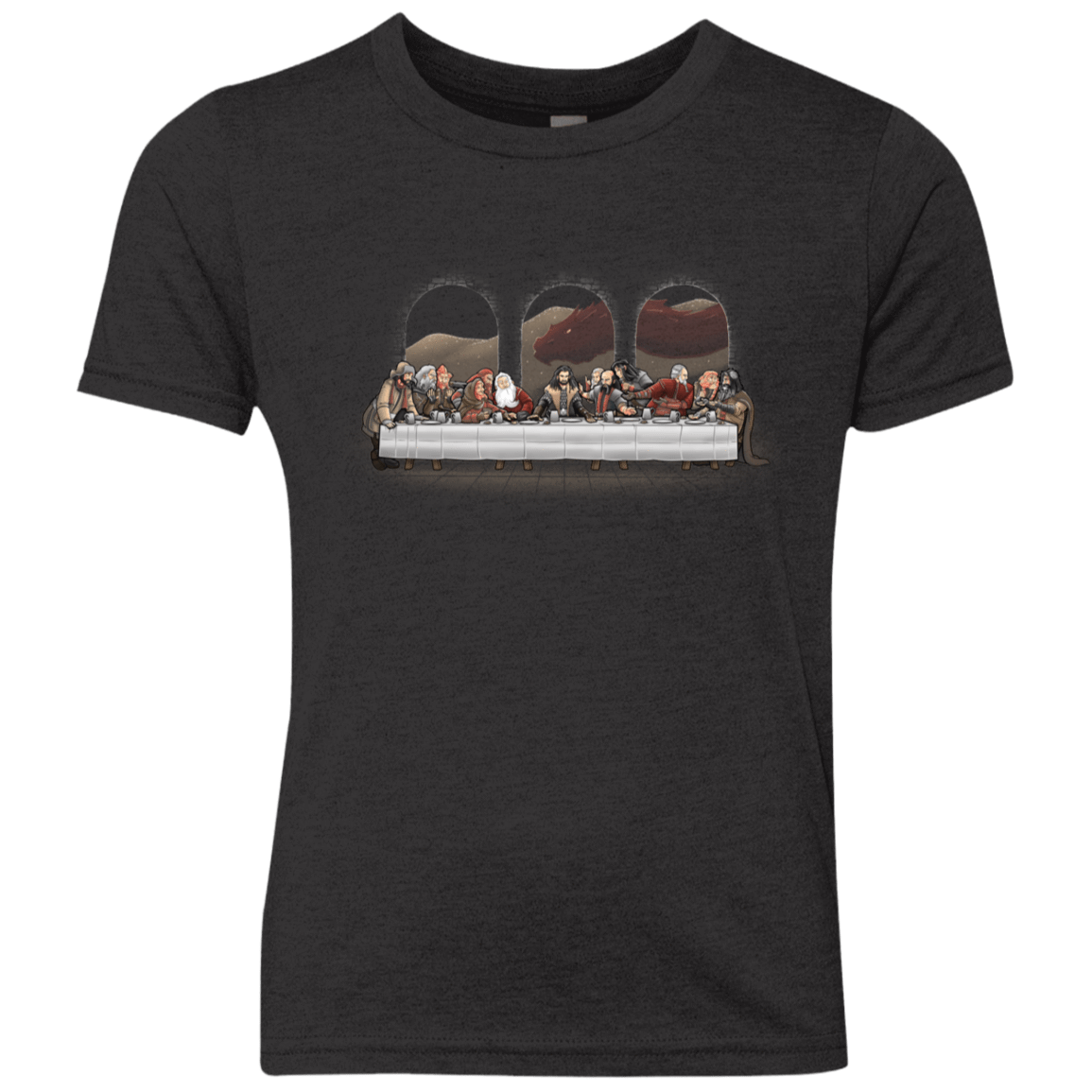 T-Shirts Vintage Black / YXS Dwarf Dinner Youth Triblend T-Shirt