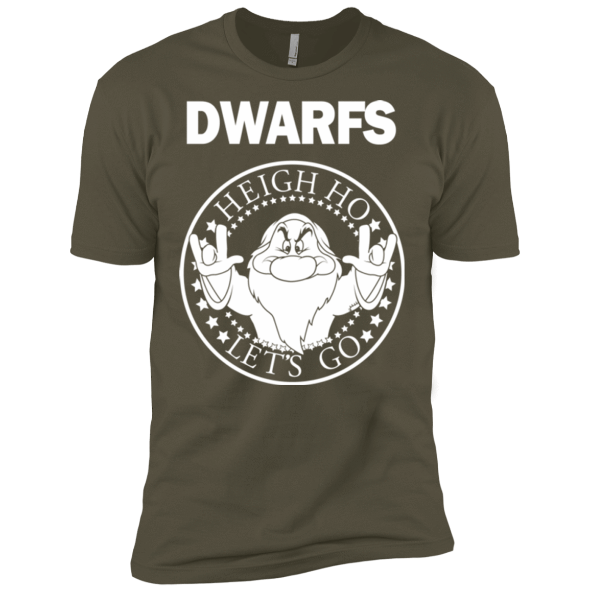 T-Shirts Military Green / X-Small Dwarfs Men's Premium T-Shirt