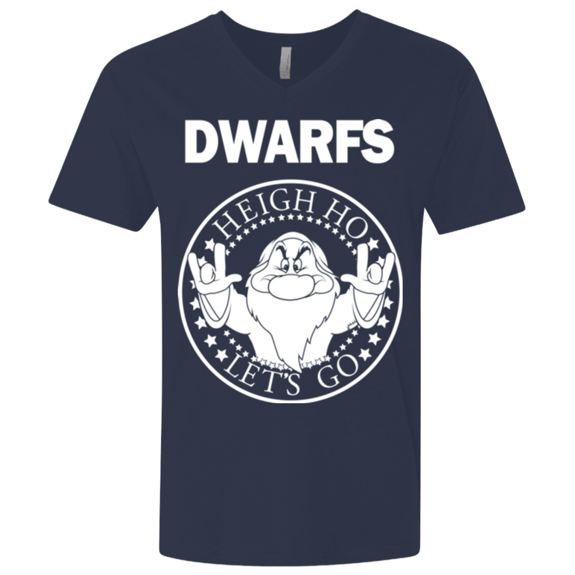 T-Shirts Midnight Navy / X-Small Dwarfs Men's Premium V-Neck