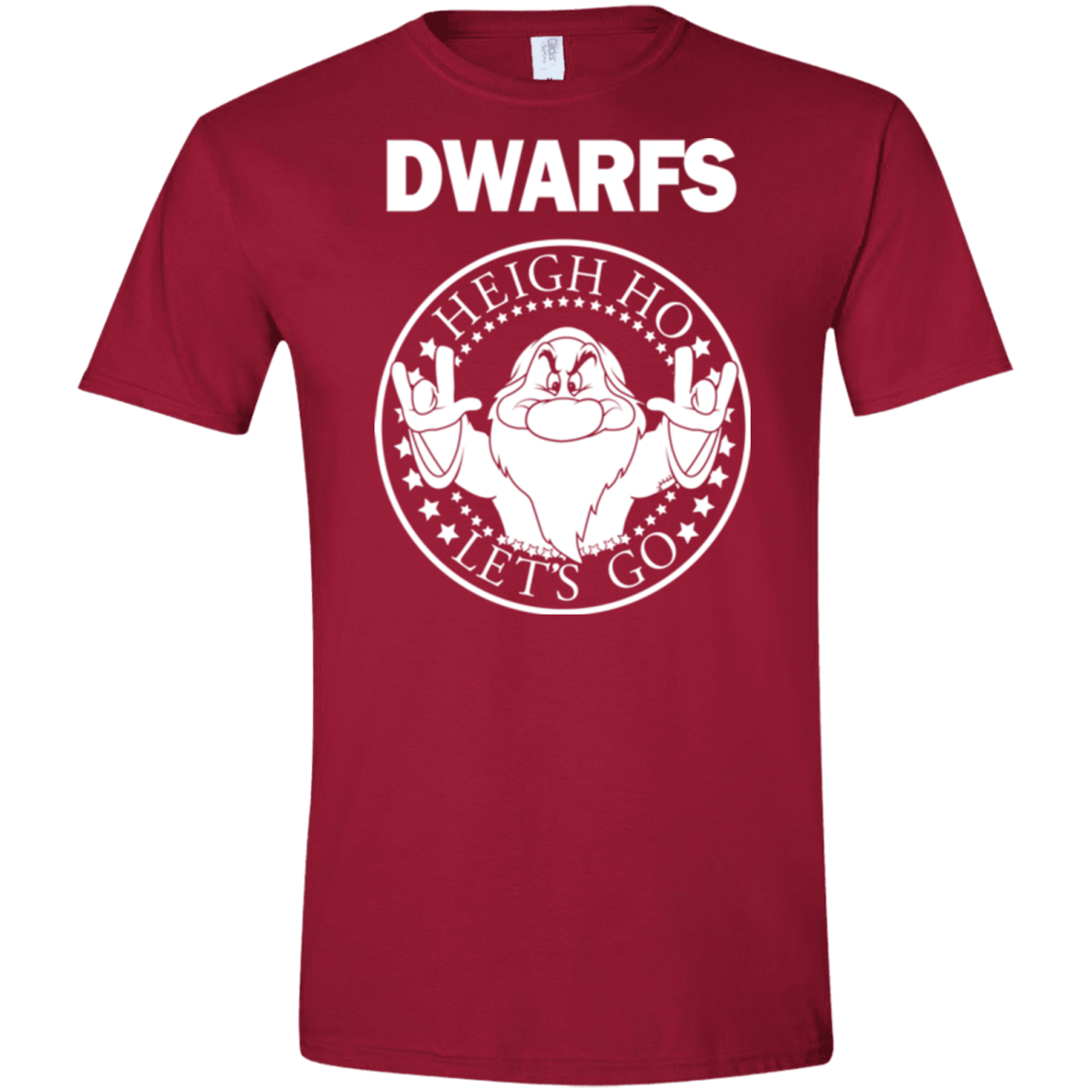 T-Shirts Cardinal Red / S Dwarfs Men's Semi-Fitted Softstyle